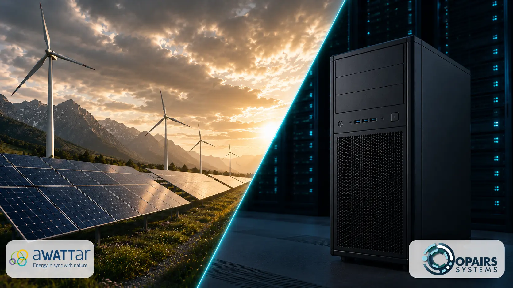 OPAIRS EnergyManager in Kooperation mit aWATTar – intelligentes Strompreis-Scheduling für On-Premise KI-Inferenz